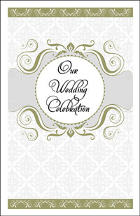 Wedding Program Cover Template 13E - Graphic 7